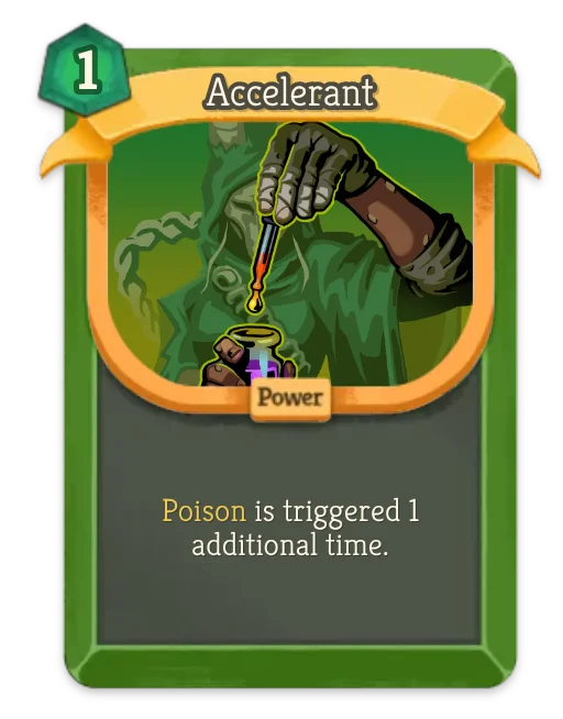 Accelerant card art