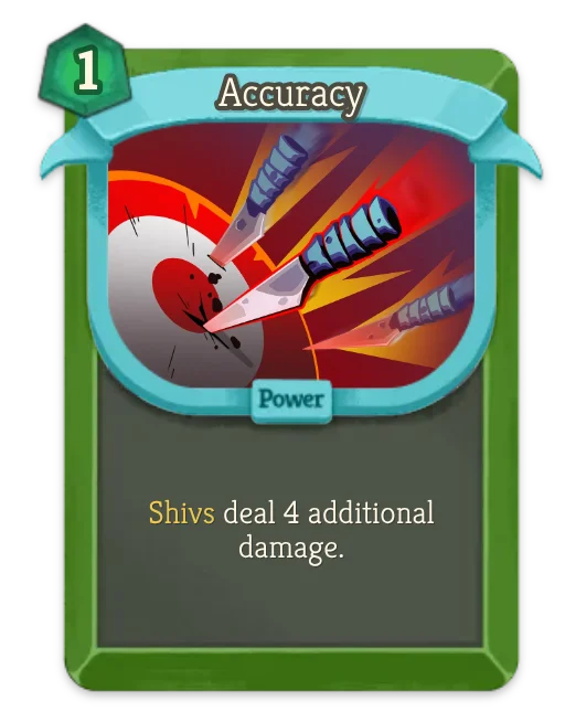 Accuracy card art