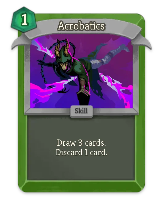 Acrobatics card art
