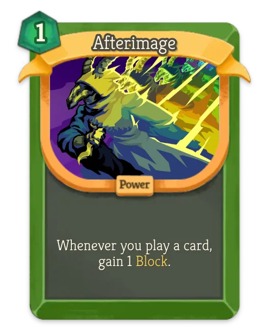 Afterimage card art