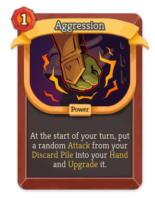 Aggression card art