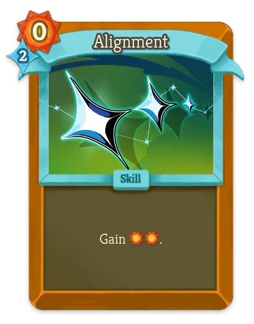 Alignment card art