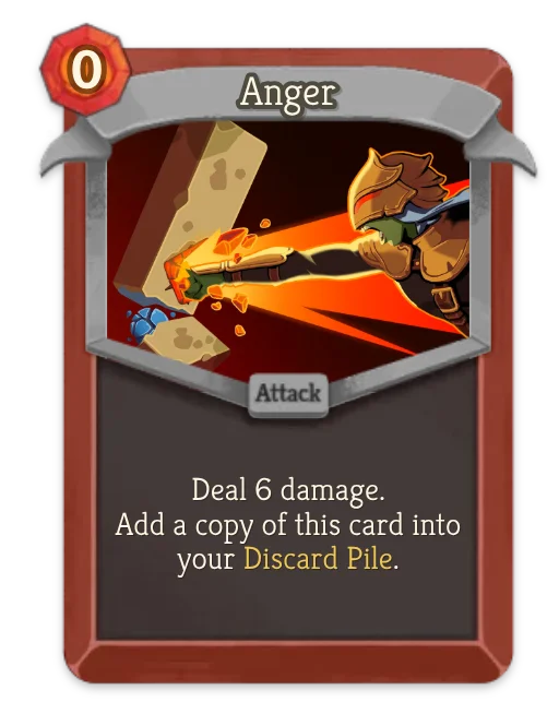 Anger card art