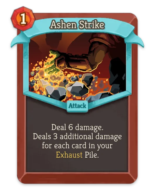 Ashen Strike card art