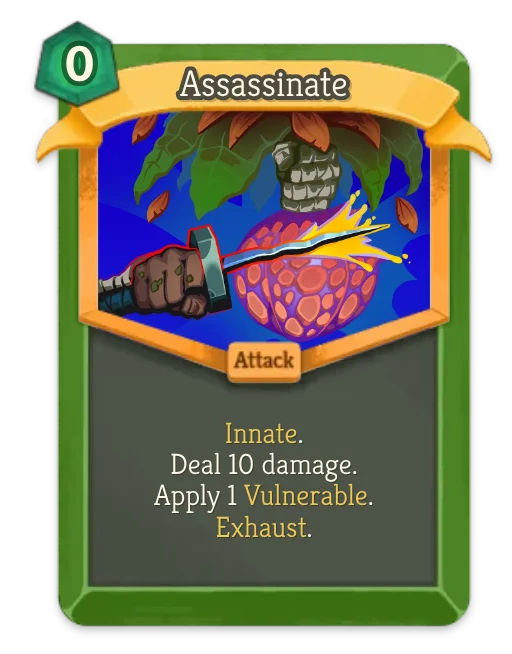 Assassinate card art