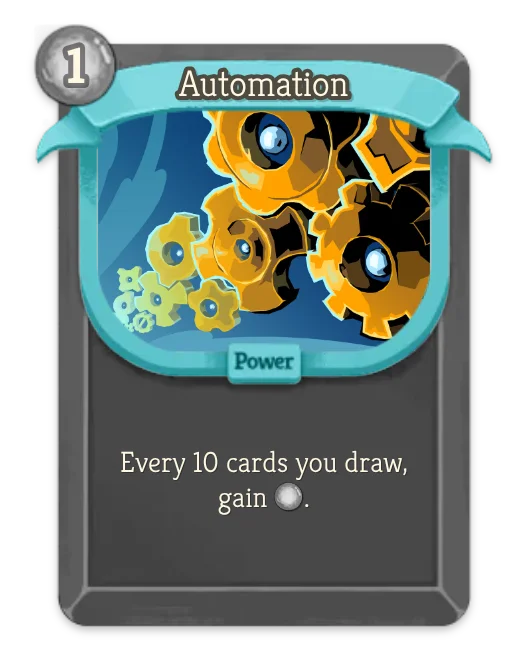 Automation card art