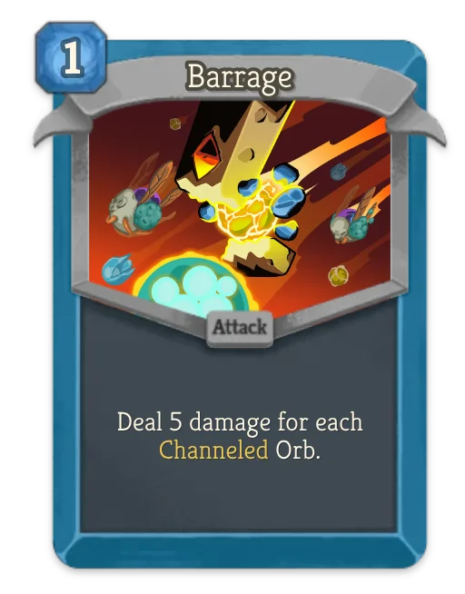 Barrage card art