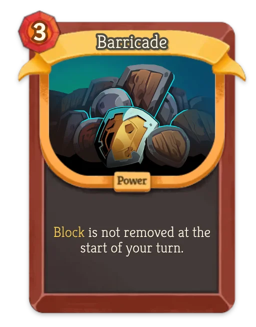 Barricade card art