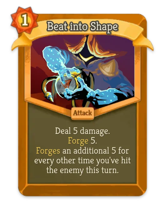 Beat into Shape card art
