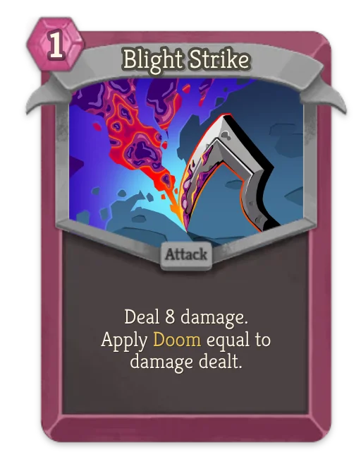 Blight Strike card art