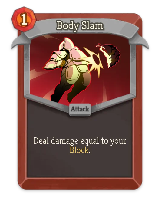 Body Slam card art