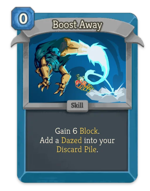 Boost Away card art