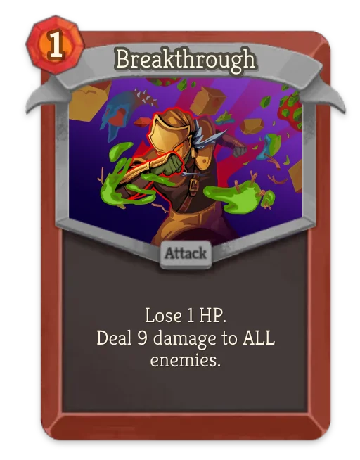 Breakthrough card art