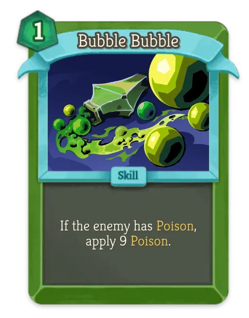 Bubble Bubble card art