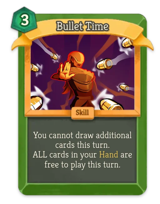 Bullet Time card art