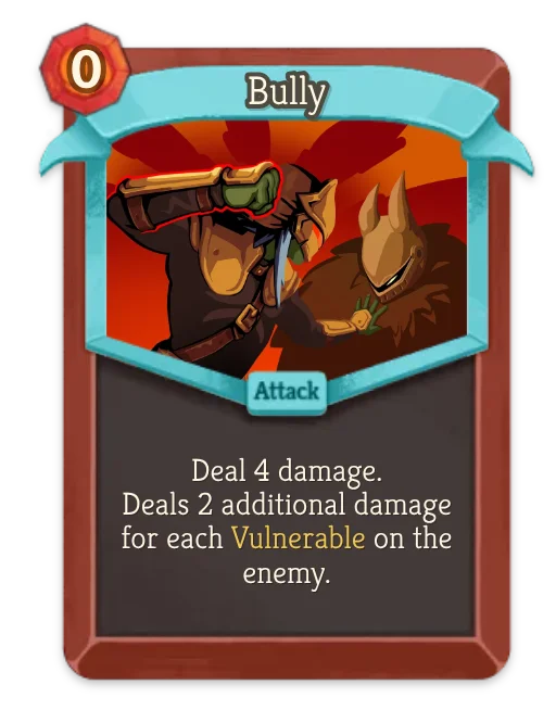 Bully card art