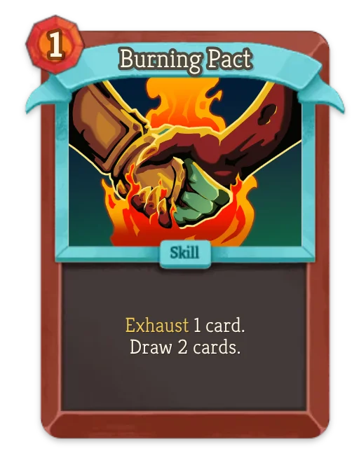 Burning Pact card art