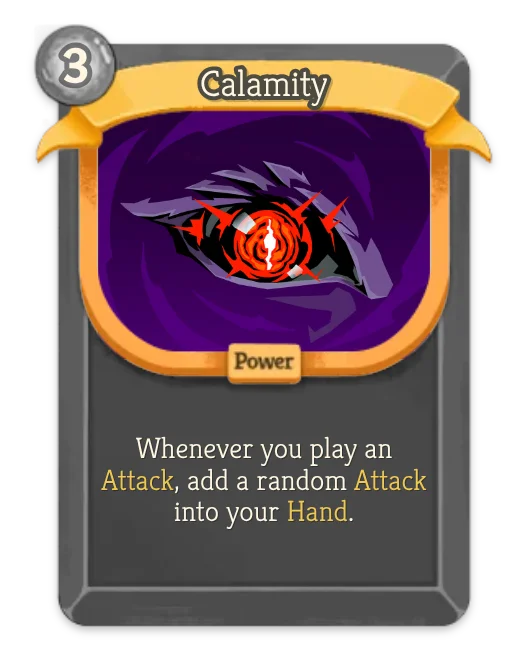 Calamity card art