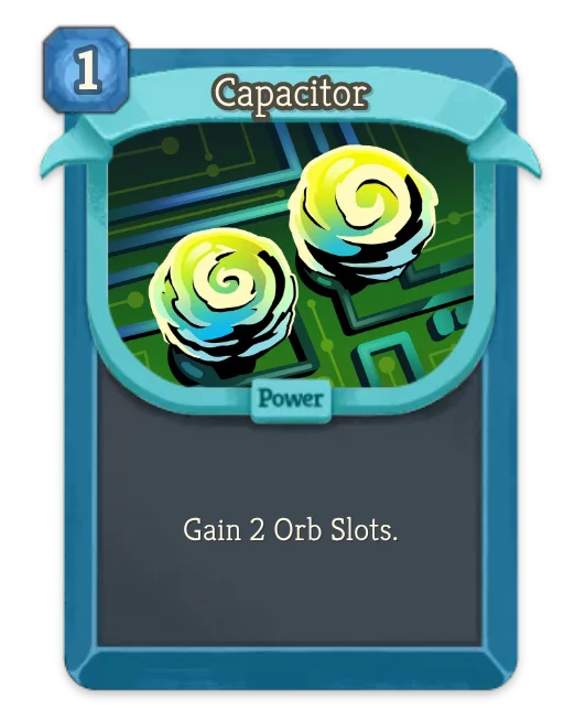 Capacitor card art