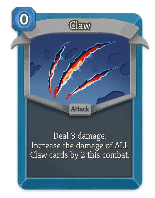 Claw card art