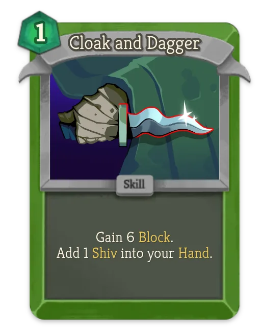 Cloak and Dagger card art