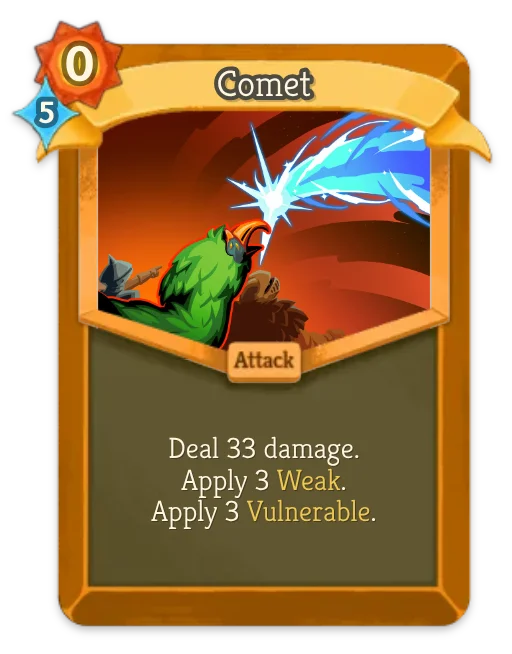 Comet card art