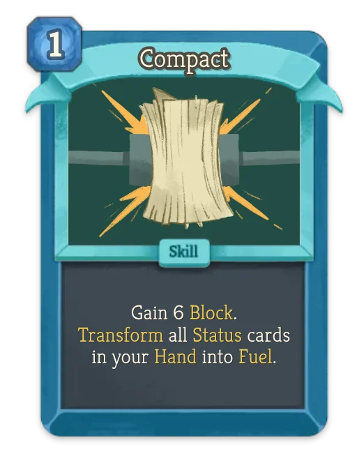 Compact card art
