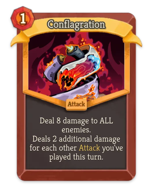 Conflagration card art