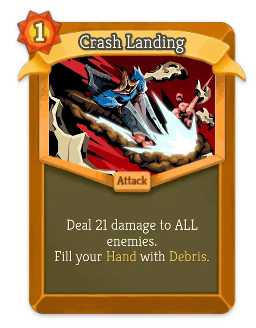 Crash Landing card art
