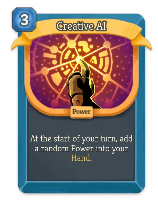 Creative AI card art