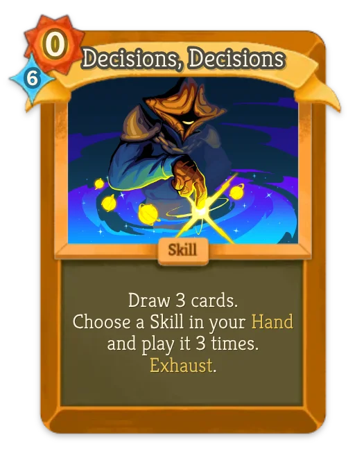 Decisions, Decisions card art