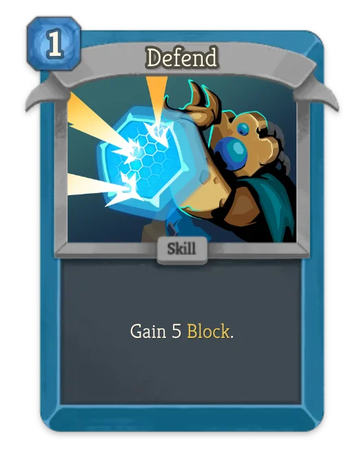 Defend card art