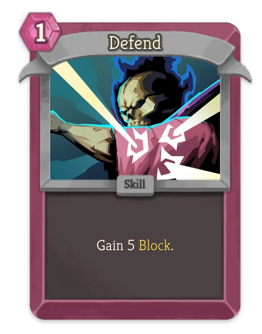 Defend card art