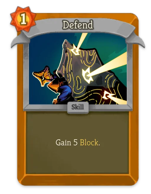Defend card art