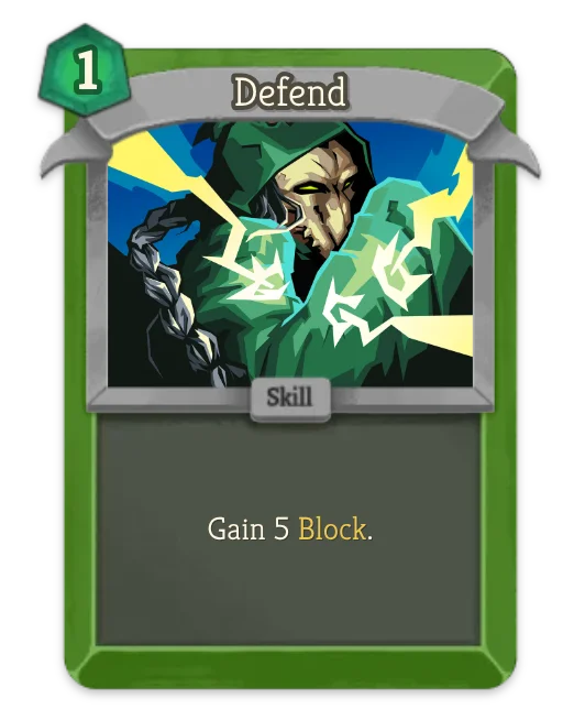 Defend card art