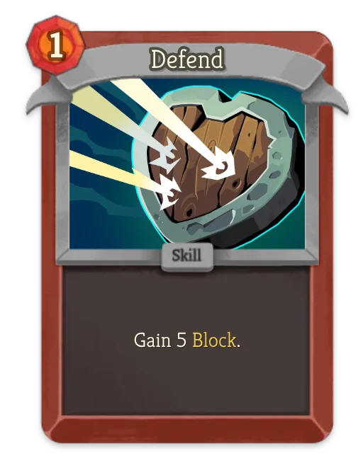 Defend card art