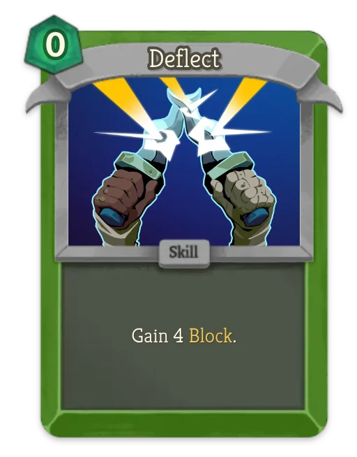 Deflect card art