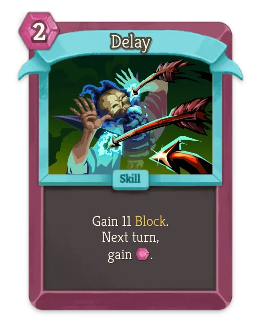 Delay card art