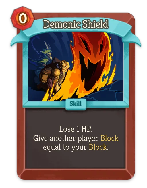 Demonic Shield card art