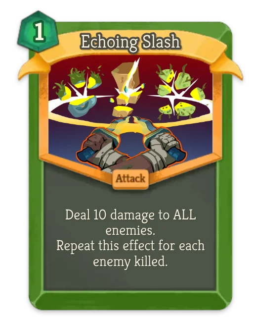 Echoing Slash card art
