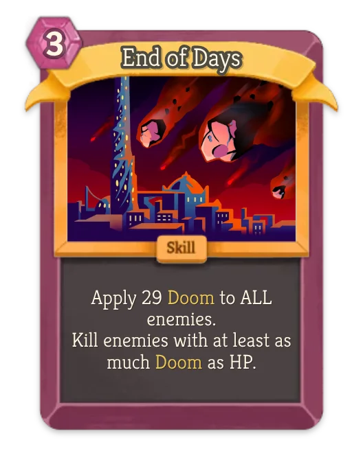 End of Days card art