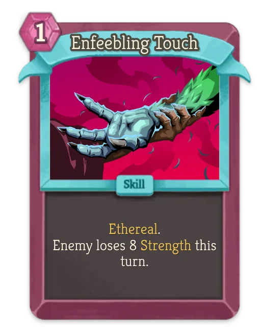 Enfeebling Touch card art