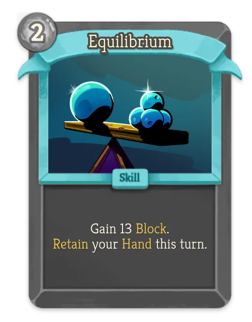Equilibrium card art