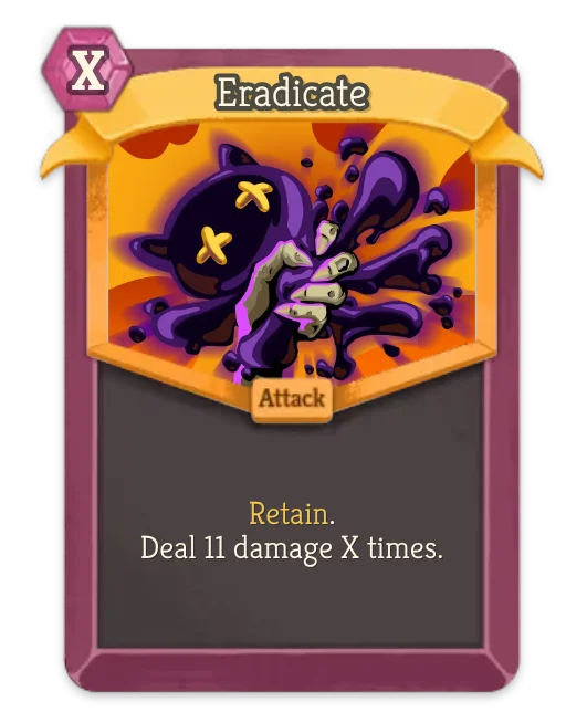 Eradicate card art