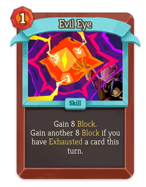 Evil Eye card art