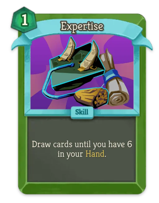 Expertise card art