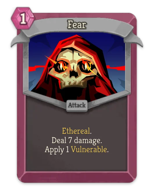 Fear card art