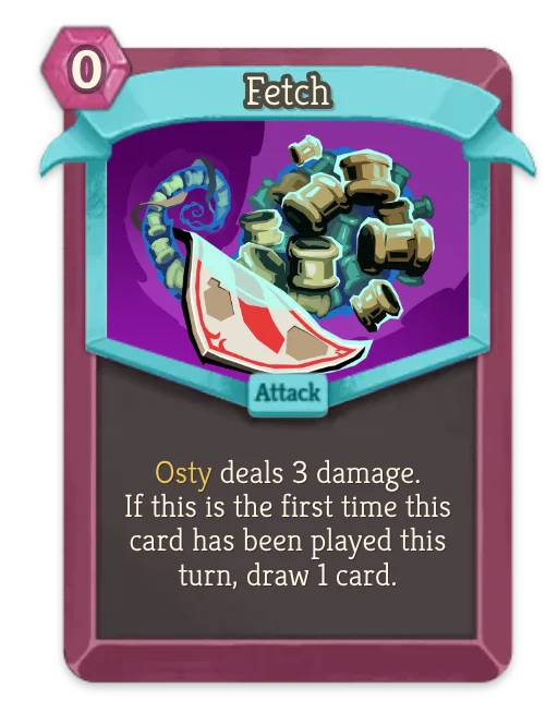 Fetch card art