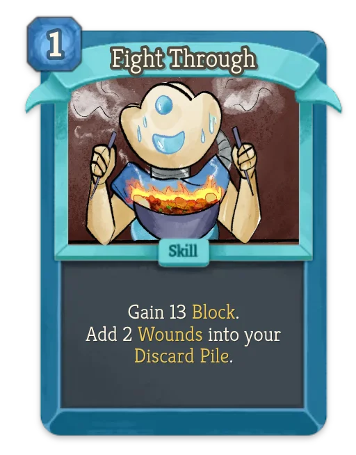 Fight Through card art