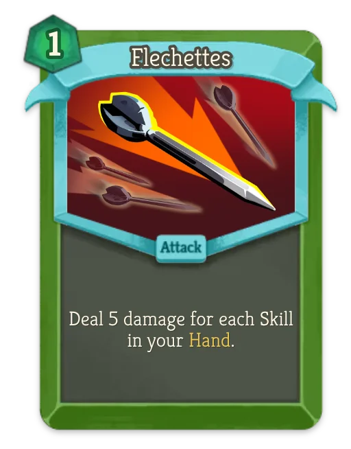 Flechettes card art